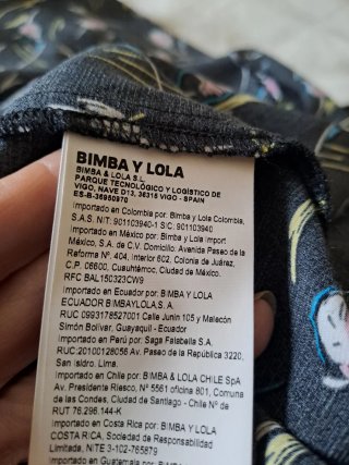 Vestido Bimba y Lola floral midi