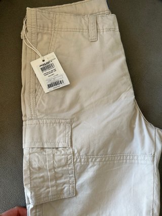 Pantalón corto niño Jack Jones beige T11