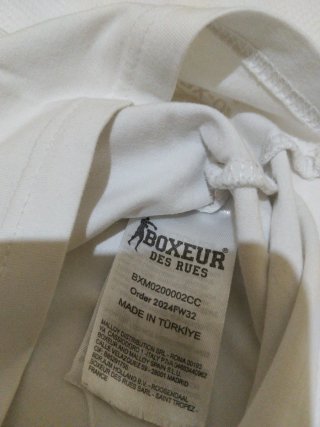 Camiseta Boxeur des Rues Hombre Blanca