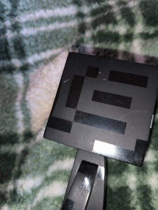Boneco Enderman Minecraft com Bloco