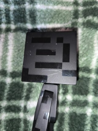 Boneco Enderman Minecraft com Bloco