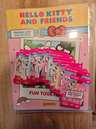 Álbum y 100 cartas Hello Kitty y Amigos nuevo.