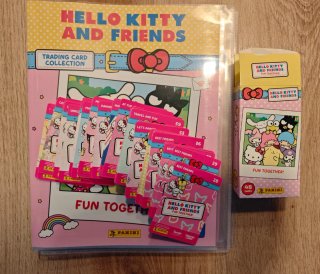 Álbum y 100 cartas Hello Kitty y Amigos nuevo.