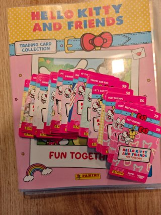 Álbum y 100 cartas Hello Kitty y Amigos nuevo.