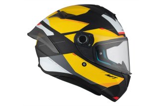 Casco Integral MT Targo S Kay B3 Negro Mate Amaril