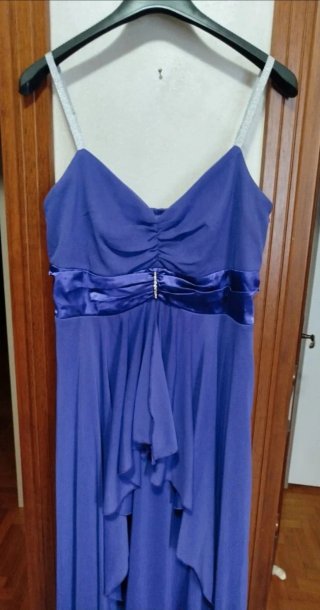 Abito da cerimonia viola taglia 48