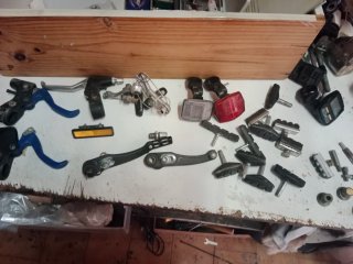 Lote herramientas bicicleta antiguas