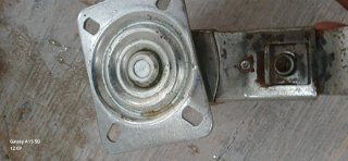Ruedas giratorias metálicas