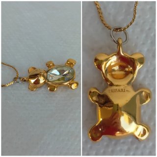 Collana vintage Trifari orsetto