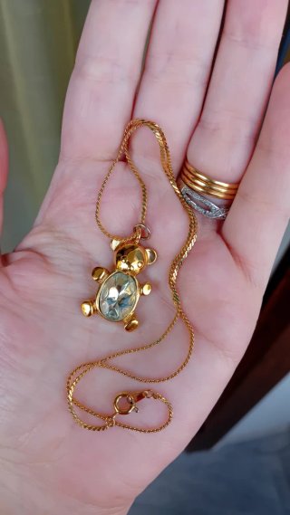 Collana vintage Trifari orsetto