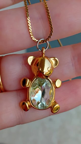 Collana vintage Trifari orsetto
