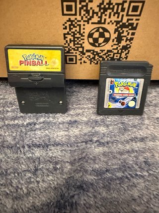 Juegos Game Boy Pokémon Pinball y Trading Card