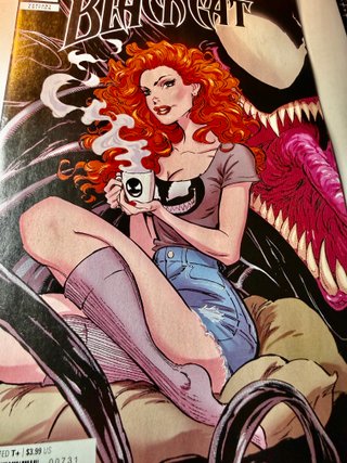 Lote de 3 portadas USA Black Cat #7 Marvel 2026