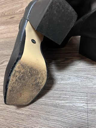 Botas Zara tacón plataforma cuadradas