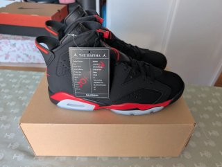 Jordan 6 Retro Infrared Negro Rojo