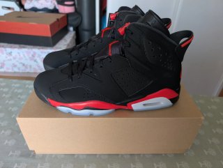 Jordan 6 Retro Infrared Negro Rojo
