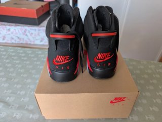 Jordan 6 Retro Infrared Negro Rojo