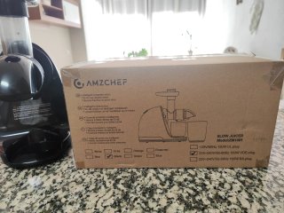 Licuadora Amzchef prensado en frío
