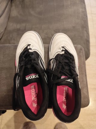 Zapatillas Joma Futsal Negras y Blancas