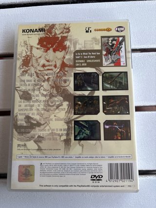 Metal Gear Solid 2 PS2