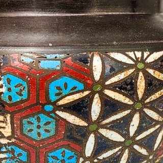 Jarrón Cloisonne Japonés periodo Meiji (1868-1911)