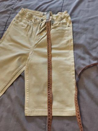 Pantalón corto niño blanco talla 13/14 164 cm