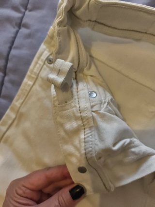 Pantalón corto niño blanco talla 13/14 164 cm