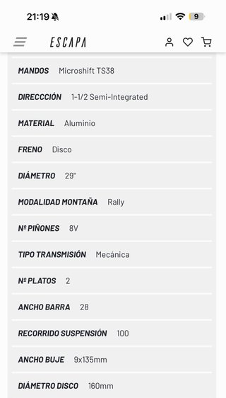 Orbea Onna 29 50 2026 TALLA M