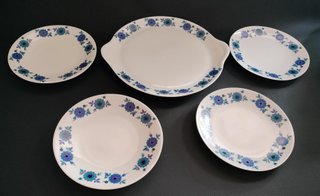 Jgo. Postre Porcelana Chadeaud Limoges