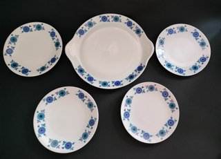 Jgo. Postre Porcelana Chadeaud Limoges