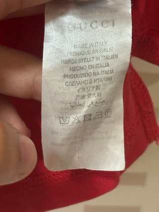 Polo Gucci Rojo