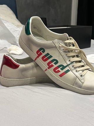 Scarpe Gucci Ace 42 con accessori