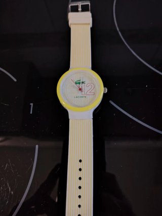 Reloj Lacoste Amarillo y Blanco