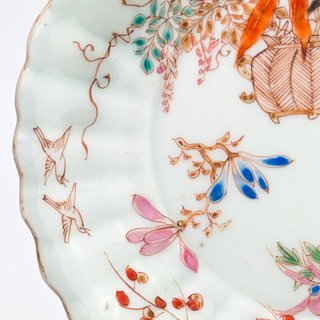 Plato Japonés Porcelana Periodo Meiji (1868-1911)