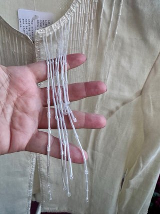 Giacca Nara Camicie lino perline