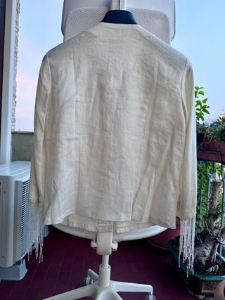 Giacca Nara Camicie lino perline