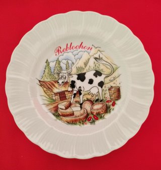 Vajilla de porcelana Les Fromages de France