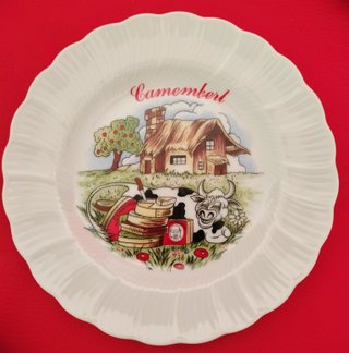 Vajilla de porcelana Les Fromages de France