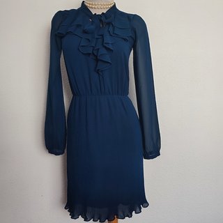 Vestido con falda plisada de Fornarina. Talla XS