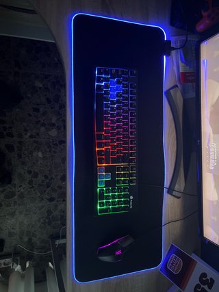Alfombrilla LED Escritorio