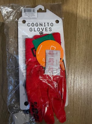 Guantes 100% D30 Talla M Rojo/Negro. MTB enduro