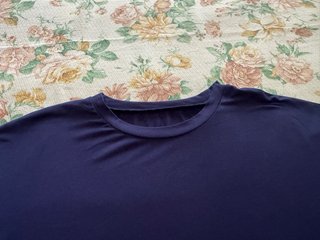 T-shirt donna blu taglia XL