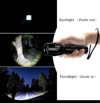 Linterna LED Zoom Táctica