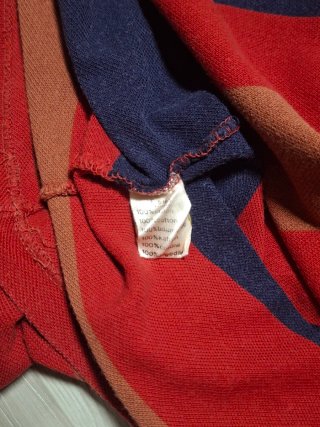 Polo Lacoste Talla 5 (L) Rayas Hombre