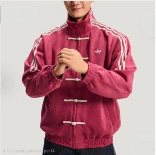 Chaqueta Adidas Tang Roja Estilo Chino