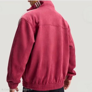 Chaqueta Adidas Tang Roja Estilo Chino