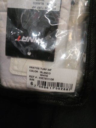 Guantes Portero Rinat Blanco Talla 6 Turf