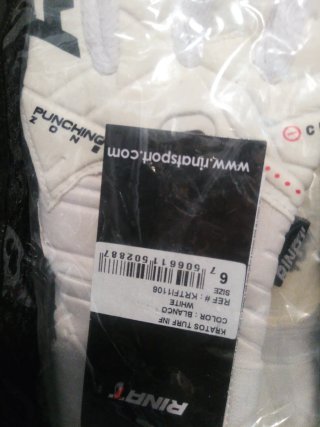 Guantes Portero Rinat Blanco Talla 6 Turf