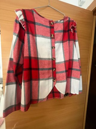 Camisa manga larga mujer negra un lote de 7 unidad