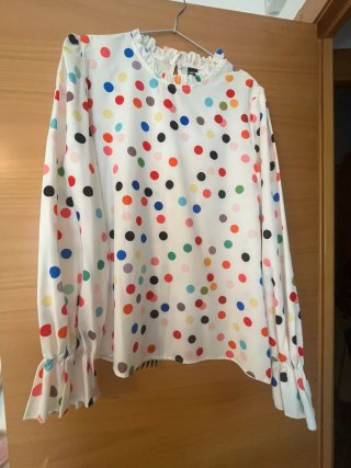 Camisa manga larga mujer negra un lote de 7 unidad